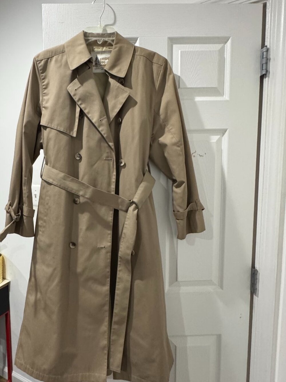 Vintage London Fog Belted Trench Coat